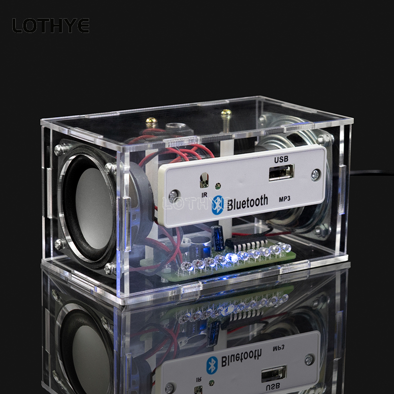 Diy Audio Electronics Kit - Mini Dual Channel Bluetooth-luidspreker Audio 3W