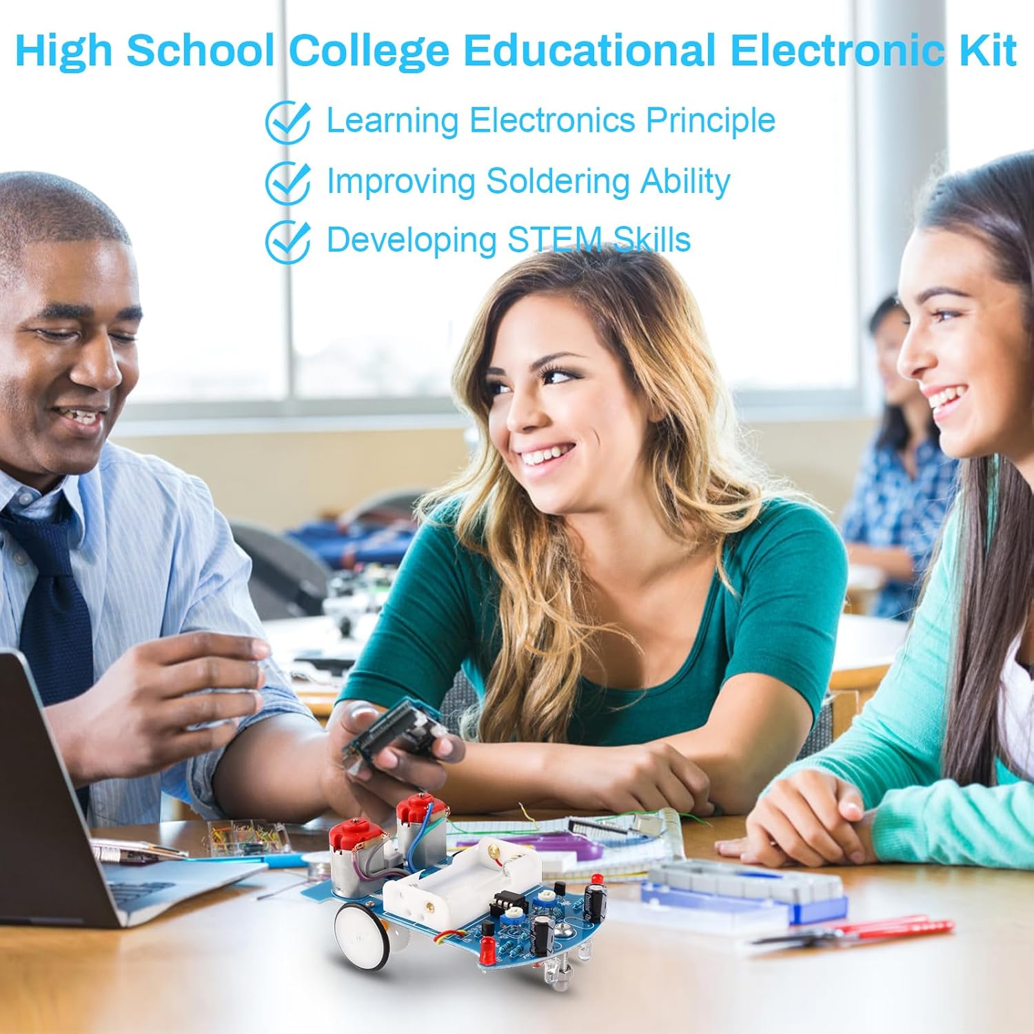 Smart Car Soldeerprojectkits D - Diy Electronics Learning Kit recensie en prijs