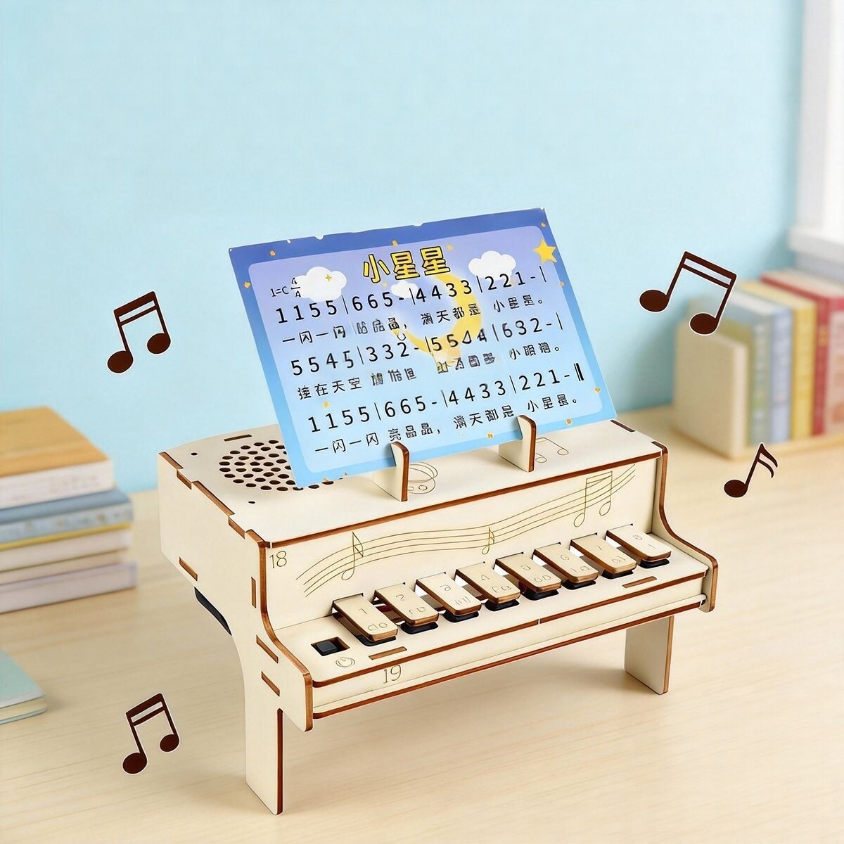 DIY houten elektronische piano - Diy Electronics Learning Kit recensie en prijs